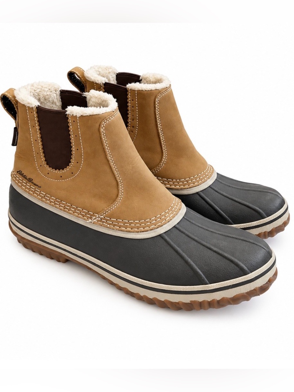 Eddie Bauer Hunt Pac WeatherEdge Duck Boots Women’s 9 Tan